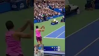 2025 Sinner vs Alcaraz best point! 💥 #atp #atp500 #usopen #sinner #alcaraz