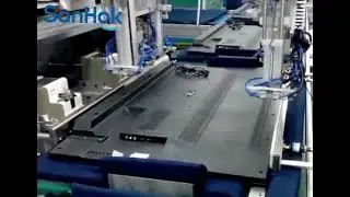 TV Assembly Line #tvproductionline #assemblyline #conveyorsolutions #doublechainconveyor