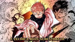A técnica do sukuna é muito mais forte do que você pensa