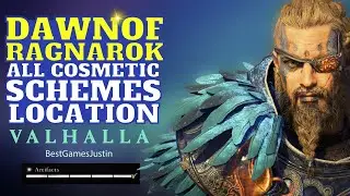 Find All 24 Cosmetic Schemes -GET Over The Hills..TROPHY, Assassin's Creed Valhalla Dawn Of Ragnarok
