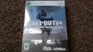 Call of Duty 4 Modern Warfare Limited Collector's Edition Reunboxing/Review! Very Rare! SUBSCRIBE!