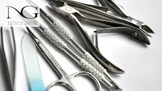 The instruments for classical manicure
