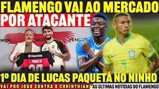 1º DIA DE LUCAS PAQUETÁ NO NINHO • O MINI ESTÁDIO • FLAMENGO VAI AO MERCADO POR ATACANTE E+++