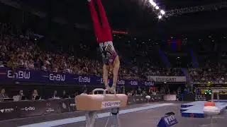 Andreas Toba GER Pauschenpferd  - EnBW DTB Pokal 2023 - Mixed Cup Stuttgart - Turnen