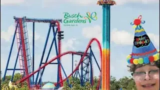 Fui a Busch gardens ￼ por mi cumplea&ntilde;os!
