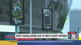 Got tickets to canceled events? Here&rsquo;s how to get a refund