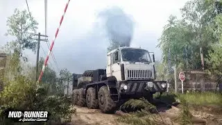 SPINTIRES MUDRUNNER - MUDRUNNER WALKTHROUGH WITH LONG WOODS || 7C PLUS GAMING