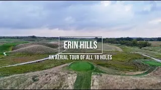 An aerial tour: All 18 holes at Erin Hills