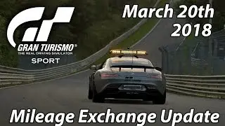 GT Sport Mileage Exchange Update March 20th 2018