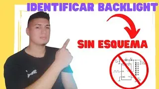 🔥encontrar CIRCUITO DE BACKLIGHT FÁCIL sin ESQUEMATICO, reparacion de samsung sin luz en el desplay