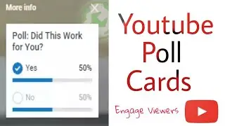 Youtube Poll Card- How To Add Polls On YouTube Video | Engage Viewers Attention