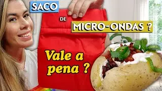 SACO PARA MICRO-ONDAS ? BATATA RECHEADA NO MICRO-ONDAS