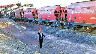 تابعو انطلاق أول قطار محمل بخام الحديد متجها نحو وهران FIRST MINERAL TRAIN TO ARZEW PROD COMPLEX 