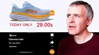 Hoka Clearance Sale Scam On Ashttly.shop Promises $29 Shoes