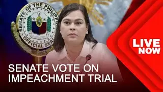 [LIVE] Senate vote on VP Sara's impeachment trial | AUGUST 6, 2025
