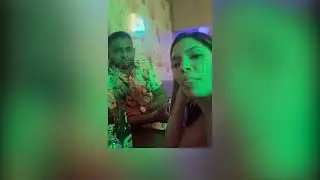 Moments before tragedy&mdash; Miguel Lawrence with his common law wife at Valpark