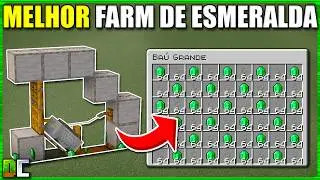 MELHOR FARM de ESMERALDA do Minecraft 1.21.11!? - 100% AUTOM&Aacute;TICA