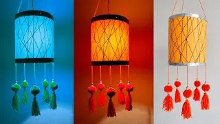 Akash Kandil Making At Home For Diwali | Diwali Decoration Ideas | Handmade  Akash Kandil | Artideas
