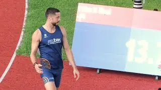 Filip Jakob Demšar 110 m Hurdles 13.68 1st Place Slovenian Athletic Championships Celje 2025