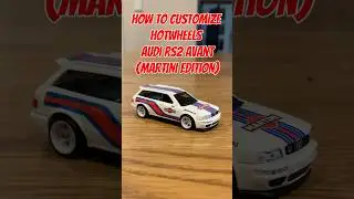 How to CUSTOMIZE HOTWHEELS AUDI RS2 AVANT🔥#hotwheels#car#diy#custom #cars#diecast#jdm#audi#martini