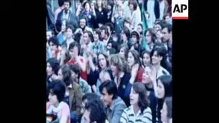 SYND 26/5/80 ANTI-NUCLEAR DEMONSTRATIONS IN MADRID, SPAIN AND PLOGOFF, FRANCE