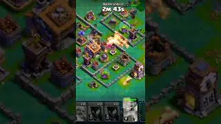 Max Level Giants Attack With Night Witch (Clash Of Clans)| #shorts #coc #clashroyal