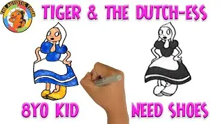 Dutch Girl | The Clock Store - How to Draw Disney's Silly Symphonies Easy