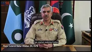 DG ISPR, Major General Babar Iftekhar's special message on China's National day.