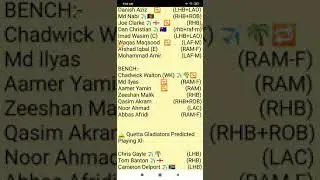 KAR vs QUE, KAR vs QUE Team, Karachi Kings vs Quetta Gladiators, KAR vs QUE,PSL 2021