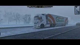 СУРОВАЯ ЗИМА НИКАК НЕ ОБОЙТИСЬ БЕЗ АВАРИИ ТОРМОЗА НЕ СПРАВЛЯЮТСЯ EURO TRUCK SIMULATOR 2 1.57 🫣🫣🫣
