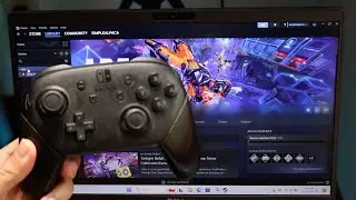 Как подключить контроллер Switch Pro к Steam на ПК! (2024)