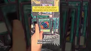 1ST PLACE BRANDED LUNA LIGHT DECK PROFILE #gaming #yugioh #yugiohcommunity #tcg #cardgames