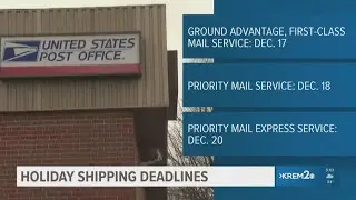 Holiday shipping deadlines for 2025: FedEx, UPS and USPS dates