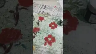 #stencilprinting #trend #viral #diycrafts #fashiondesign