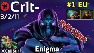 Support Cr1t- [EG] plays Enigma!!! Dota 2 Full Game 7.21