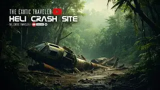 THE EXOTIC TRAVELER | Moody Jungle Ambience | Explorer Helicopter Crash Site Soundscape