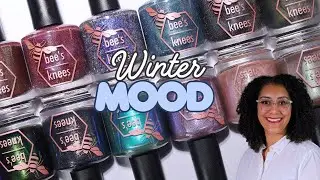 Bee&rsquo;s Knees Lacquer In Winter's Embrace │ Live Swatch, and Review │ Polish with Rae