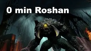 0 min Roshan Sneaky Kill Virtus Pro vs Rox Dota 2