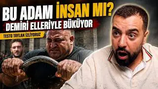 THE STRONGEST MAN IN AZERBAIJAN! 😳 Testo Taylan | HOW IS HE DOING THIS? | Chips Reaction @testota...