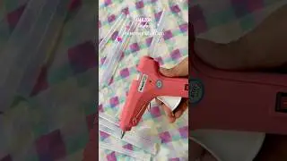 Crafty Amazon finds ✨ Glue gun unboxing 🤍 #amazonfinds #pinterestaesthetic #pink #unboxing