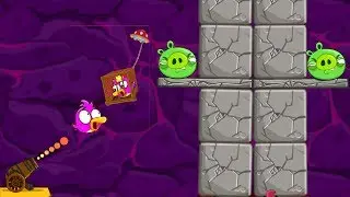 Angry Birds Collection Hacked 3 - CANNON SHOOTING BAD PIGGIES WITH 5 BIRDS COLLECTION!