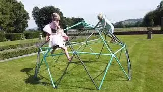 Rebo Children&rsquo;s Metal Garden Play Set Range - 5 & 10FT Climbing Domes