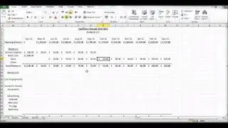 Как создать прогноз движения денежных средств с помощью Microsoft Excel &mdash; Базовый прогноз движени...