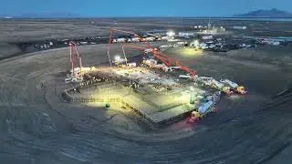 3,000 CY Concrete Pour