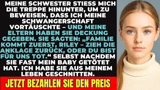 Meine Schwester stieß mich die Treppe runter – und meine Eltern standen auf ihrer Seite