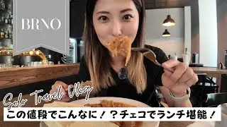 Solo Travel Vlog | 世界一周・物価安い・チェコのブルノ半日観光