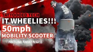 MY MOBILITY SCOOTER WHEELIES!!!