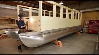 Building a big Pontoon Houseboat Step By Step From Scratch & This Happened