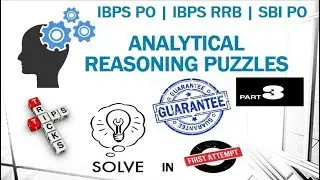 ANALYTICAL REASONING PUZZLES TIPS AND TRICKS WITH ANSWERS TRICKS/SHORTCUTS | FLOOR PUZZLES |
