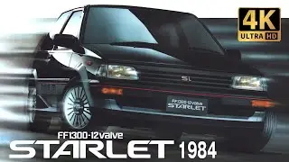 【4K Car Catalog】TOYOTA STARLET 1984.10 高画質旧車カタログ トヨタ スターレット 1984